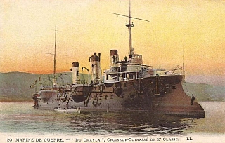 Croiseur protege DU CHAYLA 1895